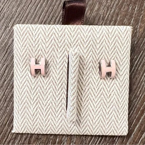 Hermes Mini Pop H Stud Earrings - Picture 3 of 11